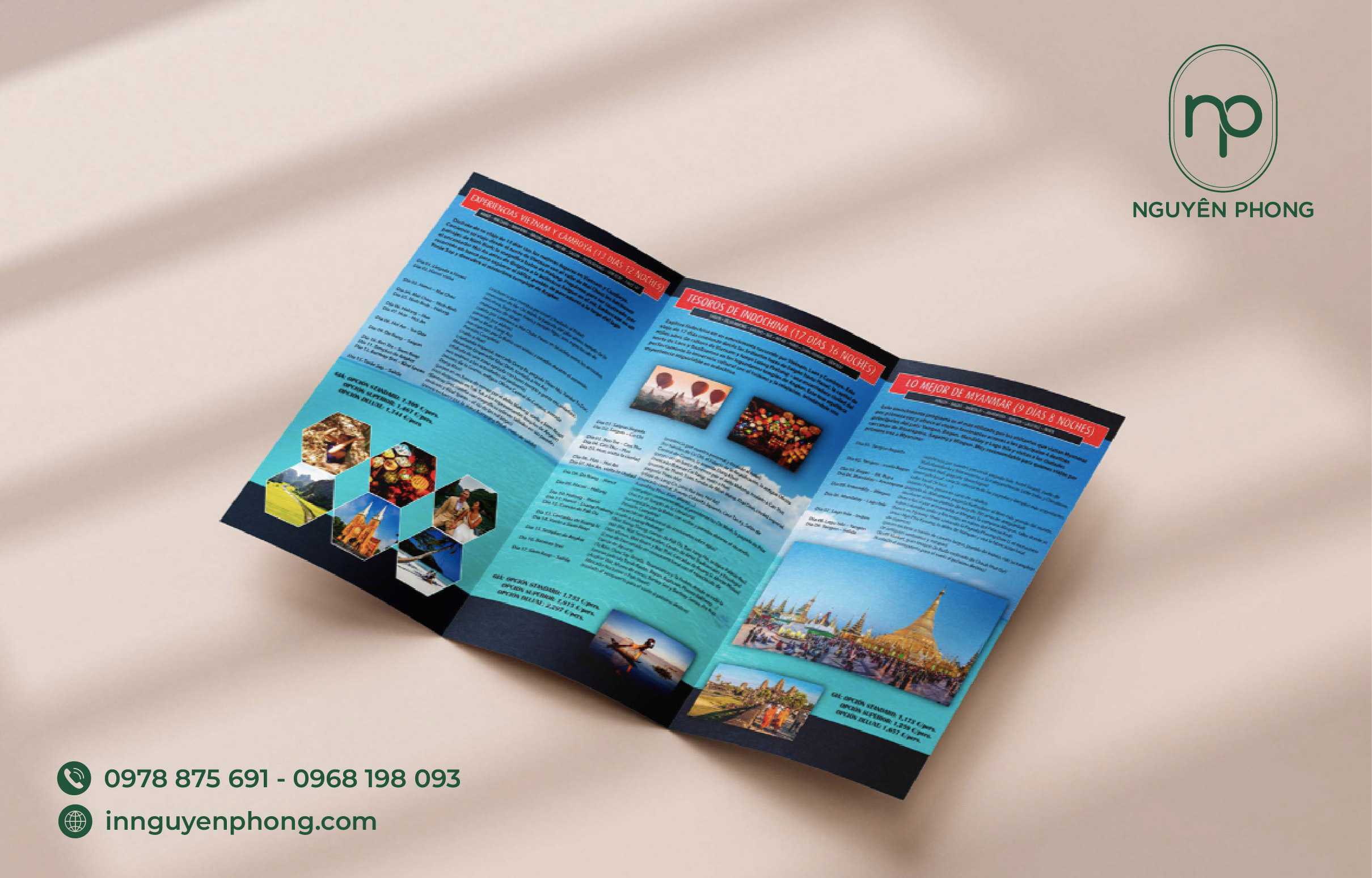 In tờ rơi với chất liệu giấy cao cấp